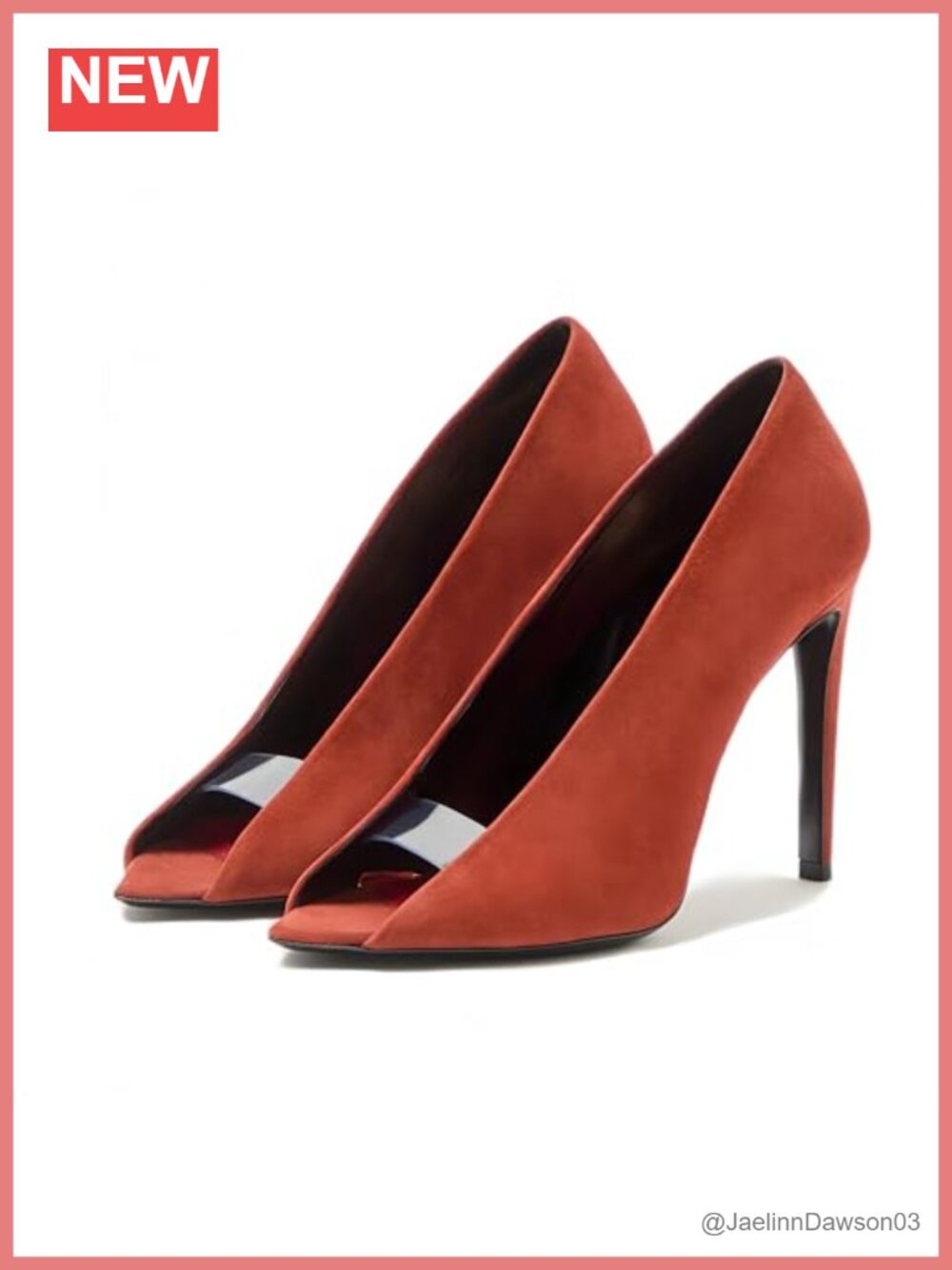 Women's Open Toe Suede Stiletto Heels Pumps